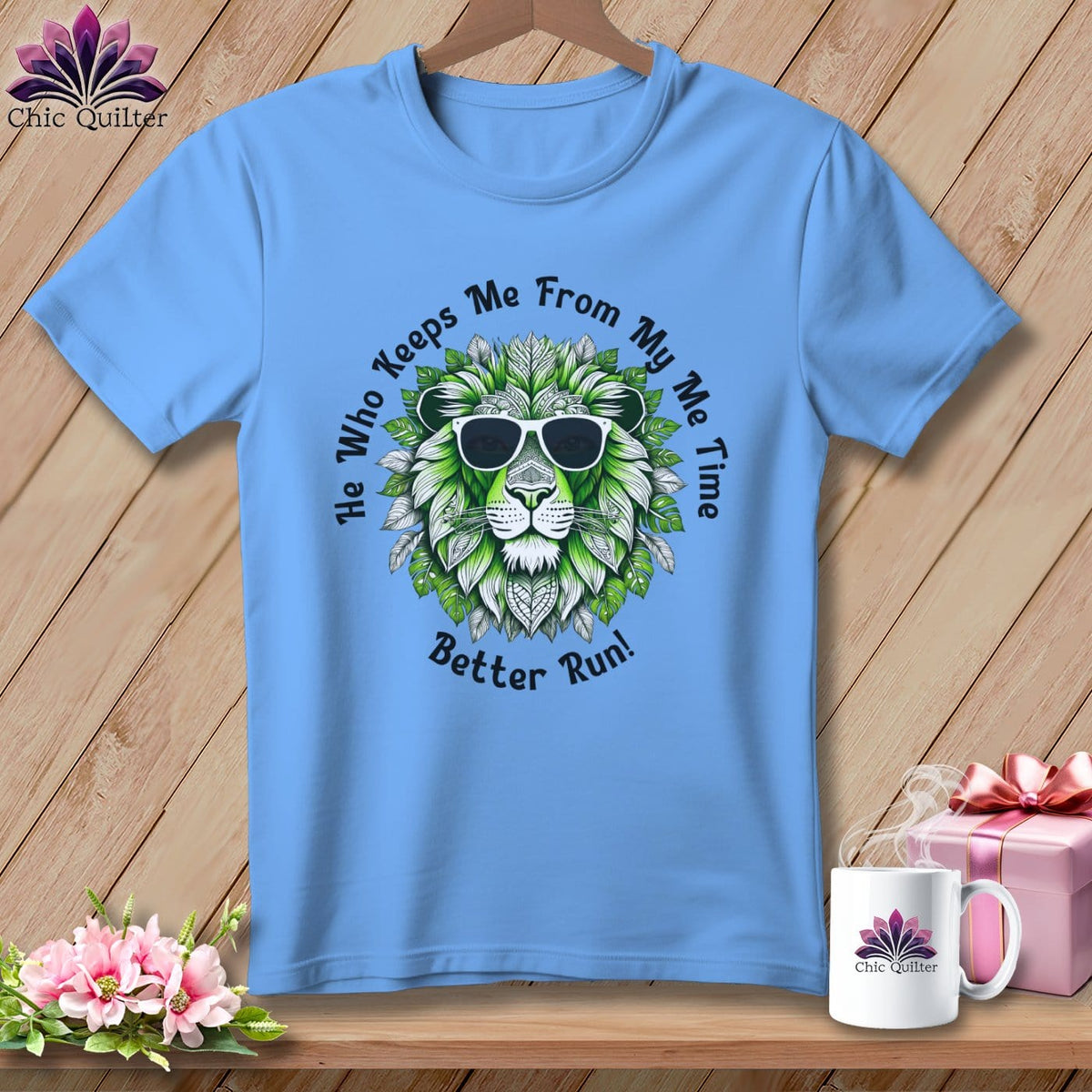 MyDesigns Physical Item Carolina Blue / S Better Run - My Me Time Lime ~ Relaxed Fit Tee