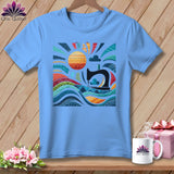 MyDesigns Physical Item Carolina Blue / S Catching My Morning Muse ~ SuperSoft Relaxed Fit Tee