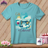 MyDesigns Physical Item Chalky Mint / S Cats Quilts and Cabernet ~ Premium Tee