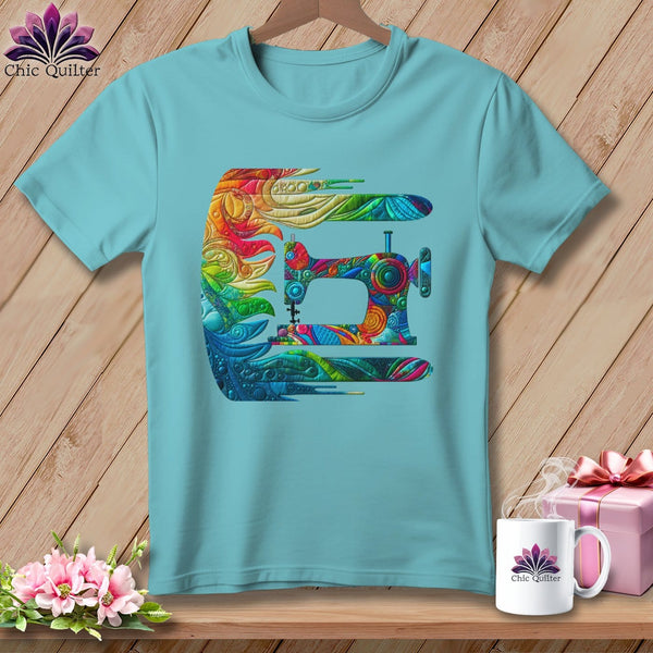 MyDesigns Physical Item Chalky Mint / S Gale Force Quilting ~ Premium Tee