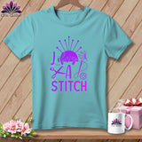 MyDesigns Physical Item Chalky Mint / S Life's a stitch ~Premium Tee