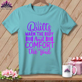 MyDesigns Physical Item Chalky Mint / S Quilts Warm the Body and Comfort the soul ~Premium Tee