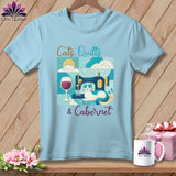 MyDesigns Physical Item Chambray / S Cats Quilts and Cabernet ~ Premium Tee