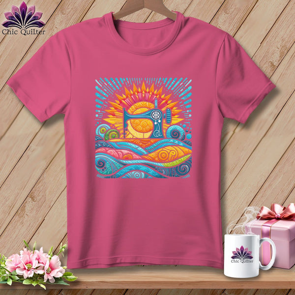 MyDesigns Physical Item Crunchberry / S Color Splashed Stitches ~ Premium Tee
