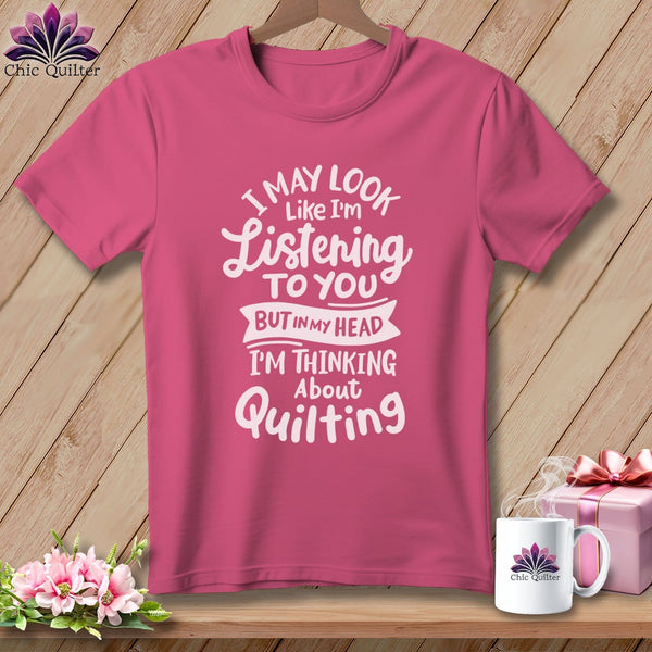 MyDesigns Physical Item Crunchberry / S I May Look Like I'm LIstening ~Premium Tee
