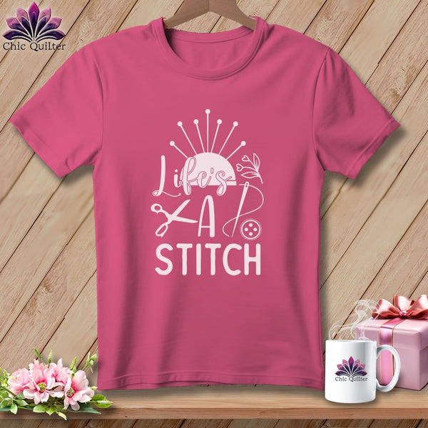 MyDesigns Physical Item Crunchberry / S Life's a stitch ~Premium Tee