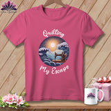 MyDesigns Physical Item Crunchberry / S Quilting My Escape - Dark ~ Premium Tee