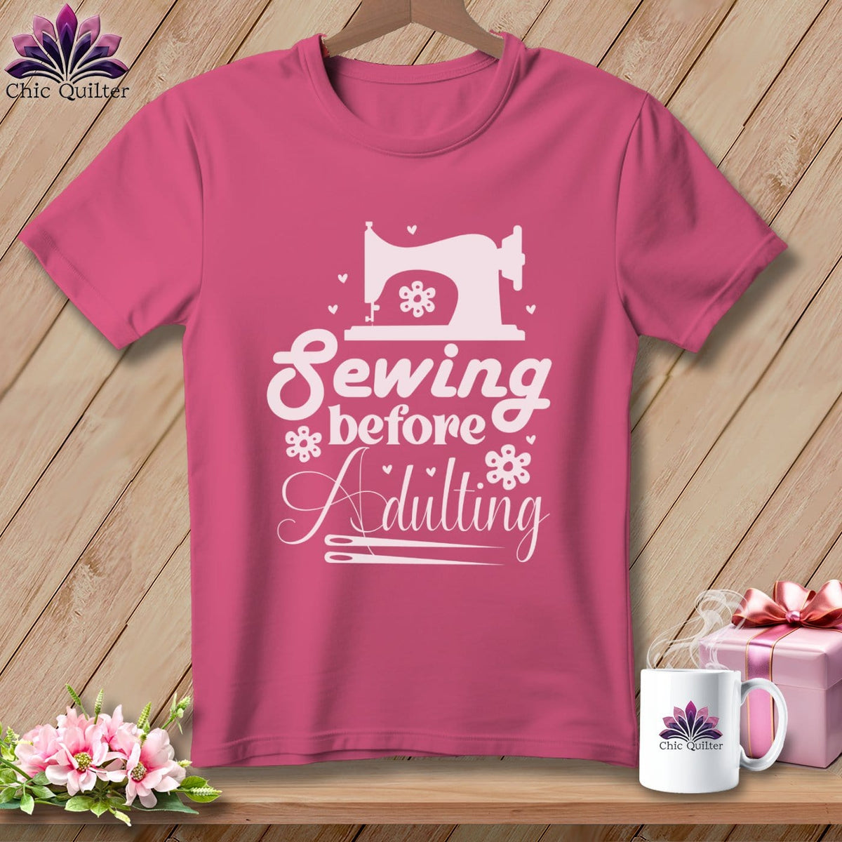MyDesigns Physical Item Crunchberry / S Sewing Before Adulting ~Premium Tee