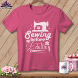MyDesigns Physical Item Crunchberry / S Sewing Before Adulting ~Premium Tee