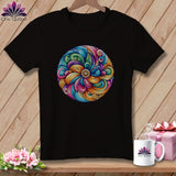 MyDesigns Physical Item Dark Grey Heather / S Swirl Delight ~ Relaxed Fit Tee