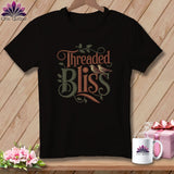 MyDesigns Physical Item Dark Grey Heather / S Threaded Bliss ~ Relaxed Fit Tee