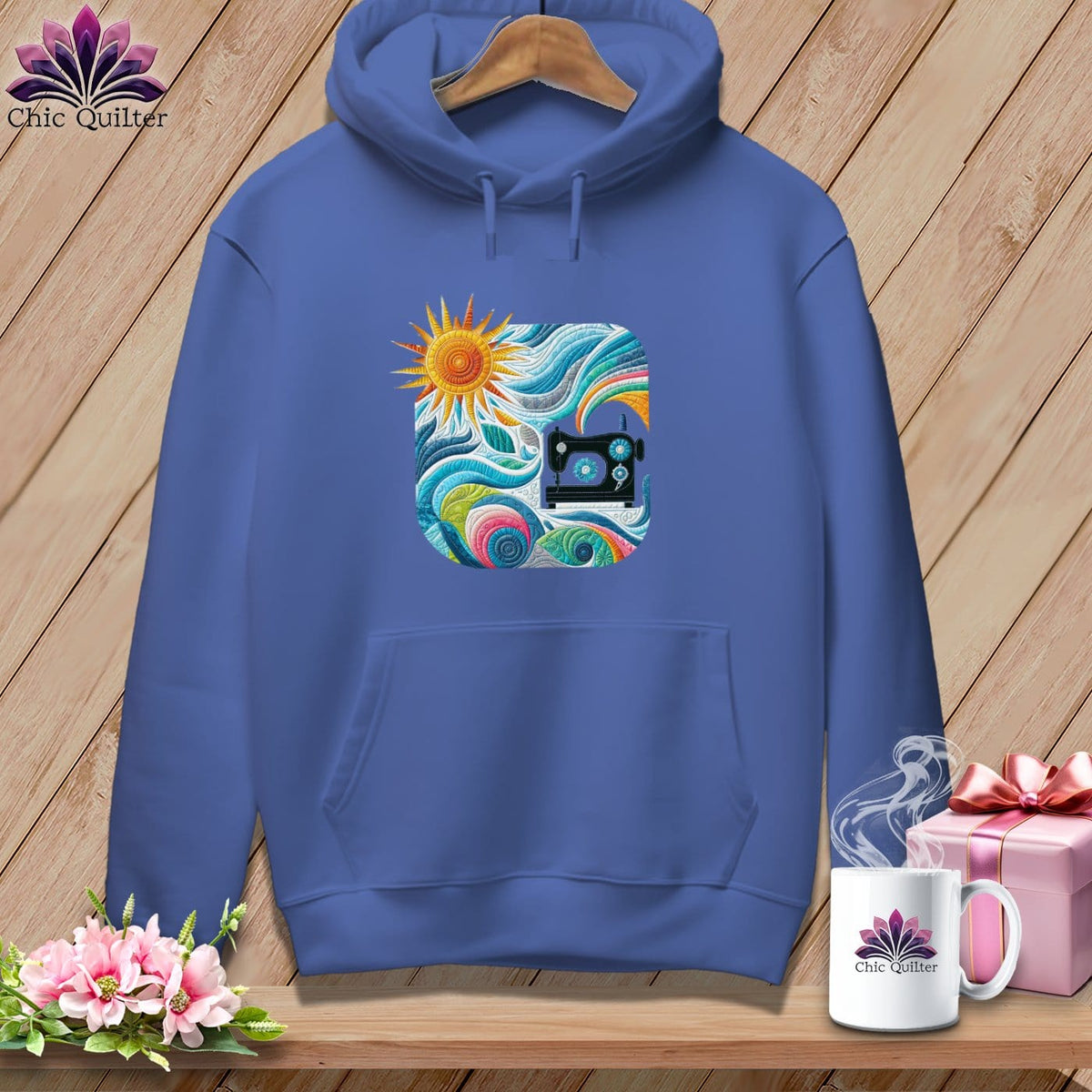 MyDesigns Physical Item Flo Blue / S Creative Breezes ~ Premium Hoodie