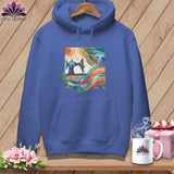 MyDesigns Physical Item Flo Blue / S Quilting on a Cloud ~ Premium Hoodie