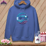 MyDesigns Physical Item Flo Blue / S Quilting Where Dreams are Sewin ~ Premium Hoodie