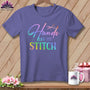 MyDesigns Physical Item Grape / S Hands Off My Stitch ~Premium Tee