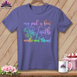 MyDesigns Physical Item Grape / S My soul is fed with a needle and thread ~Premium Tee