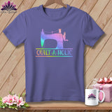 MyDesigns Physical Item Grape / S Quilt-a-Holic ~Premium Tee