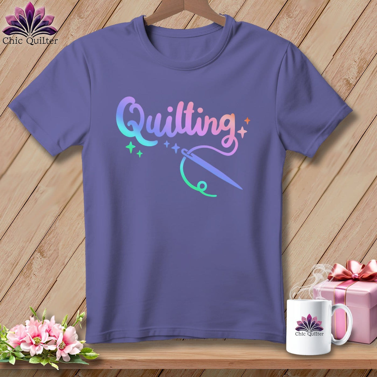 MyDesigns Physical Item Grape / S Quilting ~Premium Tee