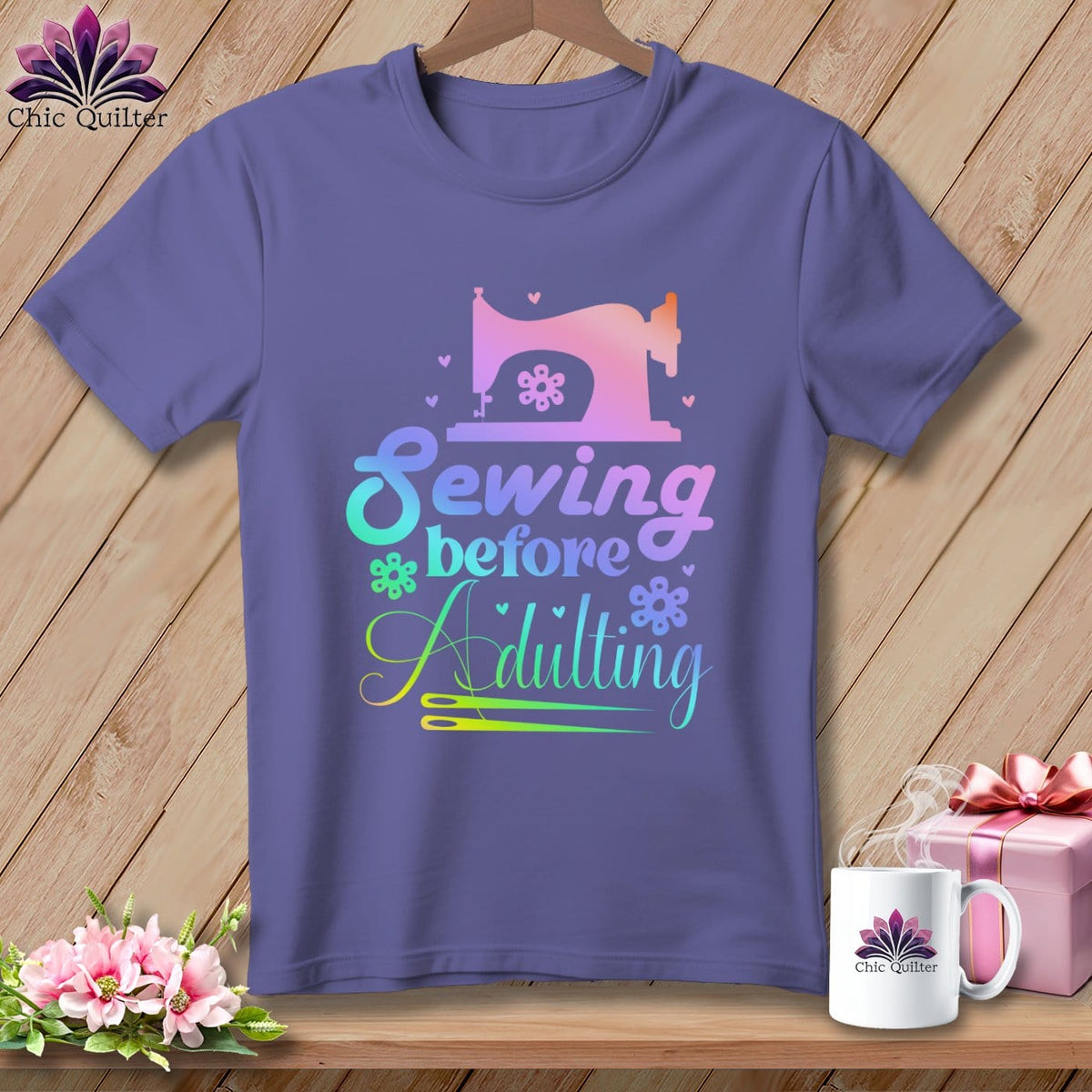 MyDesigns Physical Item Grape / S Sewing Before Adulting ~Premium Tee