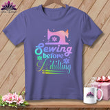 MyDesigns Physical Item Grape / S Sewing Before Adulting ~Premium Tee