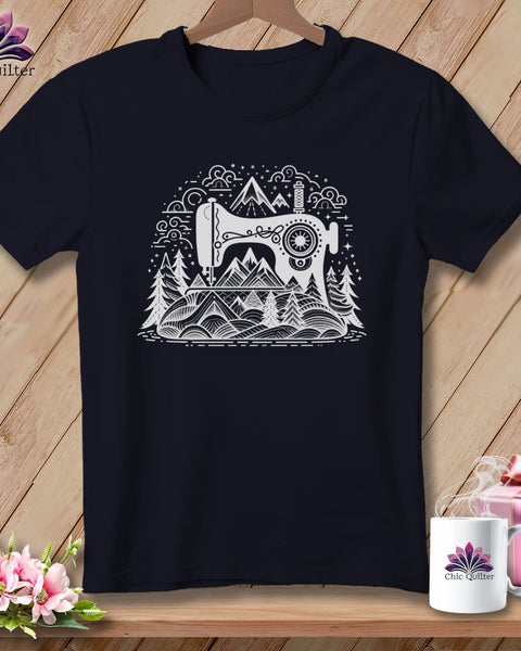 MyDesigns Physical Item Heather Navy / S Alpine Stitching ~ SuperSoft Relaxed Fit Tee