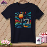 MyDesigns Physical Item Heather Navy / S Catching My Morning Muse ~ SuperSoft Relaxed Fit Tee