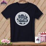 MyDesigns Physical Item Heather Navy / S Peaks Pines and Patches ~ SuperSoft Relaxed Fit Tee