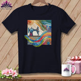 MyDesigns Physical Item Heather Navy / S Quilting on a Cloud ~ SuperSoft Relaxed Fit Tee