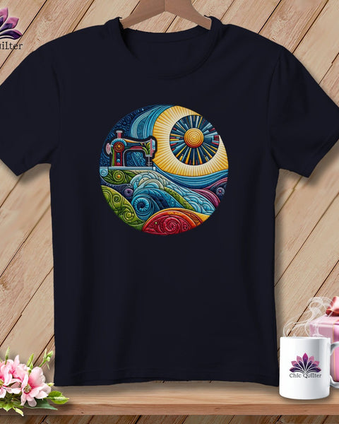 MyDesigns Physical Item Heather Navy / S Seam Surfing ~ SuperSoft Relaxed Fit Tee