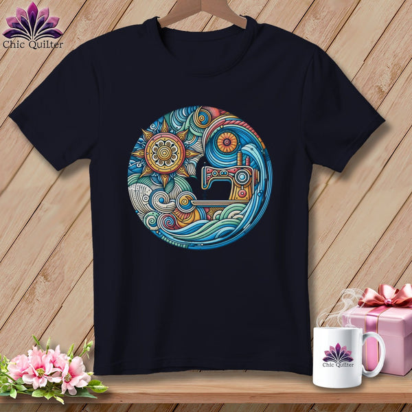 MyDesigns Physical Item Heather Navy / S Threaded Dreams by the Sea ~ SuperSoft Relaxed Fit Tee