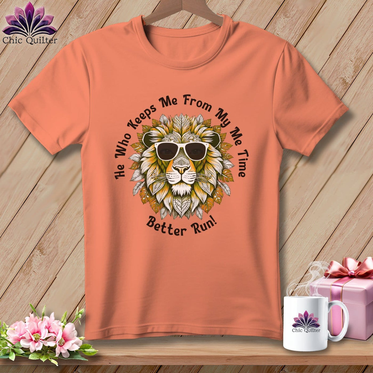 MyDesigns Physical Item Heather Sunset / S Better Run - My Me Time Orange ~ Relaxed Fit Tee