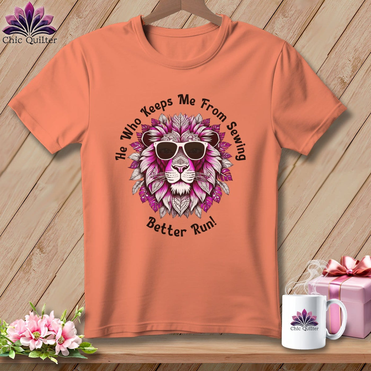 MyDesigns Physical Item Heather Sunset / S Better Run - Sewing Berry ~ Relaxed Fit Tee