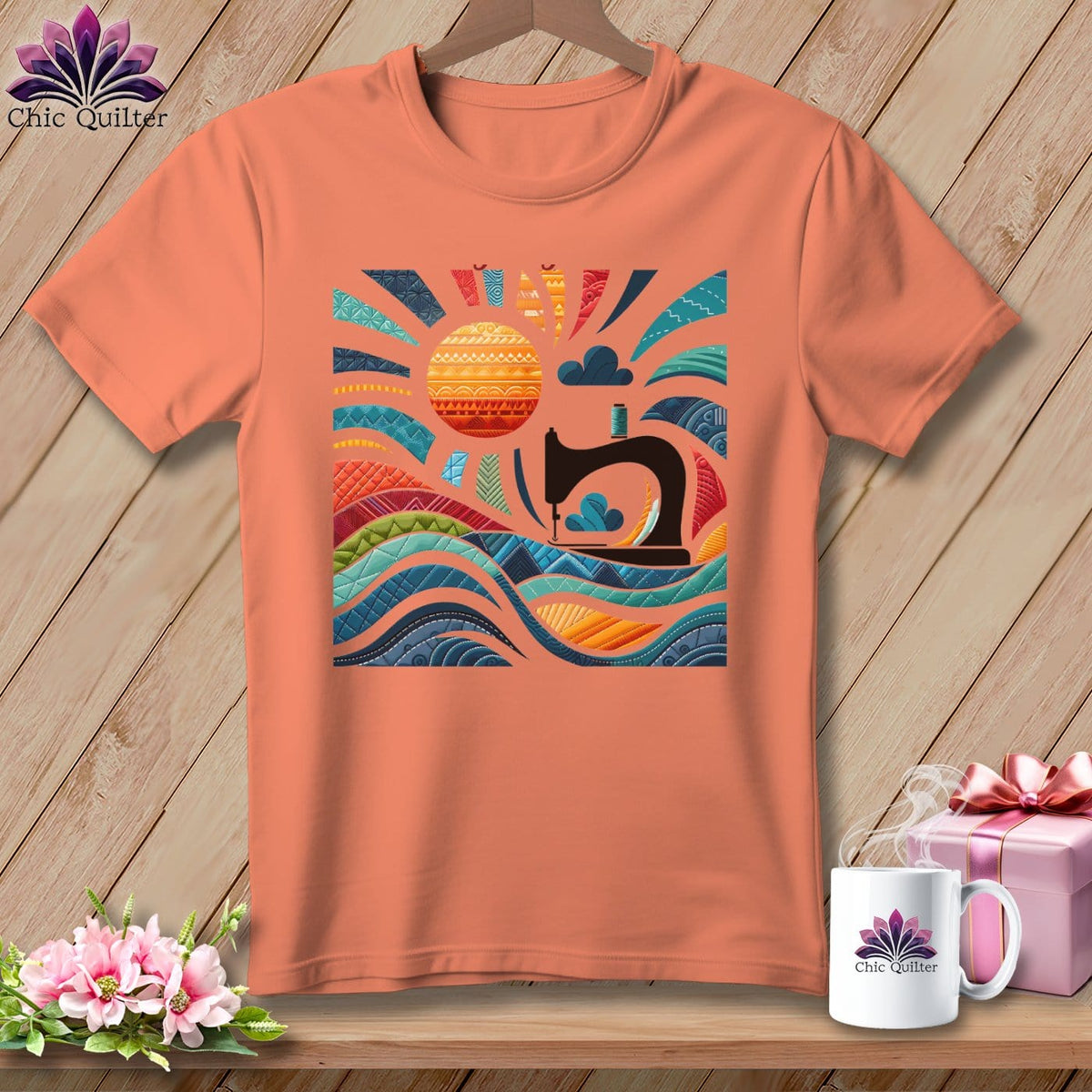 MyDesigns Physical Item Heather Sunset / S Catching My Morning Muse ~ SuperSoft Relaxed Fit Tee