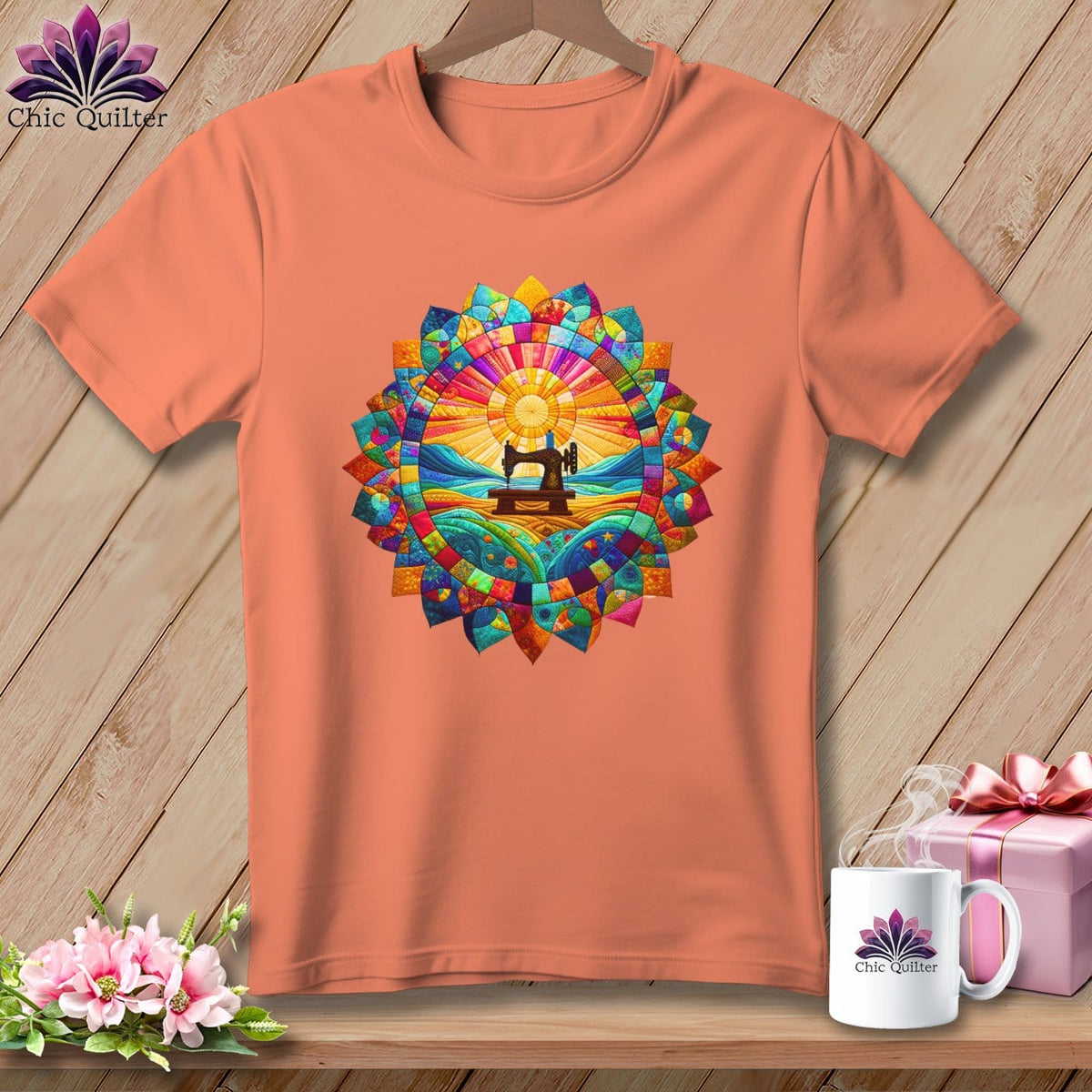 MyDesigns Physical Item Heather Sunset / S Patch of Sunshine ~ Relaxed Fit Tee