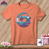 MyDesigns Physical Item Heather Sunset / S Quilting Where Dreams are Sewin ~ SuperSoft Relaxed Fit Tee