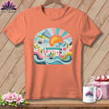 MyDesigns Physical Item Heather Sunset / S Sweet Quilter ~ Relaxed Fit Tee