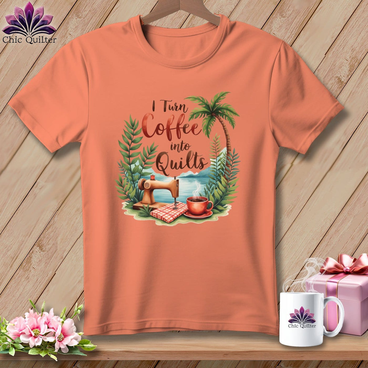 MyDesigns Physical Item Heather Sunset / S Tropical Coffee ~ Relaxed Fit Tee