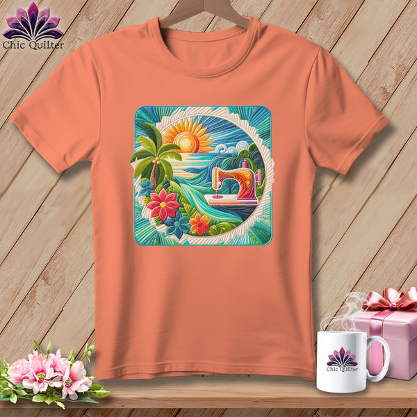 MyDesigns Physical Item Heather Sunset / S Tropical Delight ~ Relaxed Fit Tee