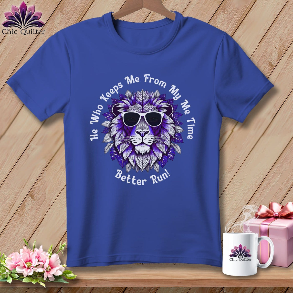 MyDesigns Physical Item Heather True Royal / S Better Run - My Me Time Grape ~ Relaxed Fit Tee