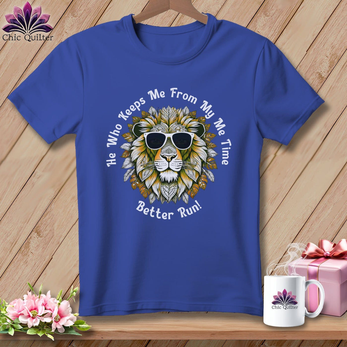 MyDesigns Physical Item Heather True Royal / S Better Run - My Me Time Orange ~ Relaxed Fit Tee