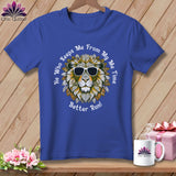 MyDesigns Physical Item Heather True Royal / S Better Run - My Me Time Orange ~ Relaxed Fit Tee