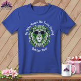 MyDesigns Physical Item Heather True Royal / S Better Run - Sewing Lime ~ Relaxed Fit Tee