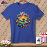 MyDesigns Physical Item Heather True Royal / S Patch of Sunshine ~ Relaxed Fit Tee