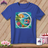 MyDesigns Physical Item Heather True Royal / S Tropical Delight ~ Relaxed Fit Tee