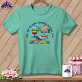 MyDesigns Physical Item Island Reef / S Over the Meadow, Quilting Dreams Call Orange ~ Premium Tee