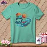 MyDesigns Physical Item Island Reef / S Quilting the Current ~ Premium Tee