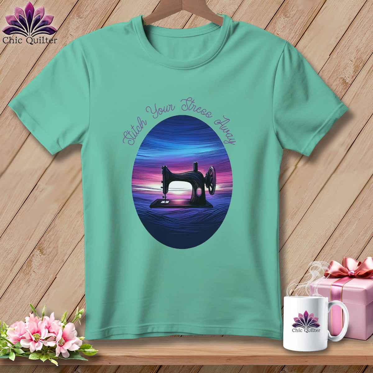 MyDesigns Physical Item Island Reef / S Stitch your Stress Away ~ Premium Tee