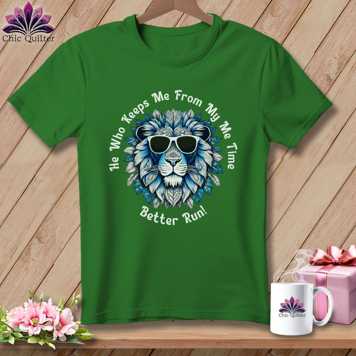 MyDesigns Physical Item Leaf / S Better Run - My Me Time Blue ~ Relaxed Fit Tee