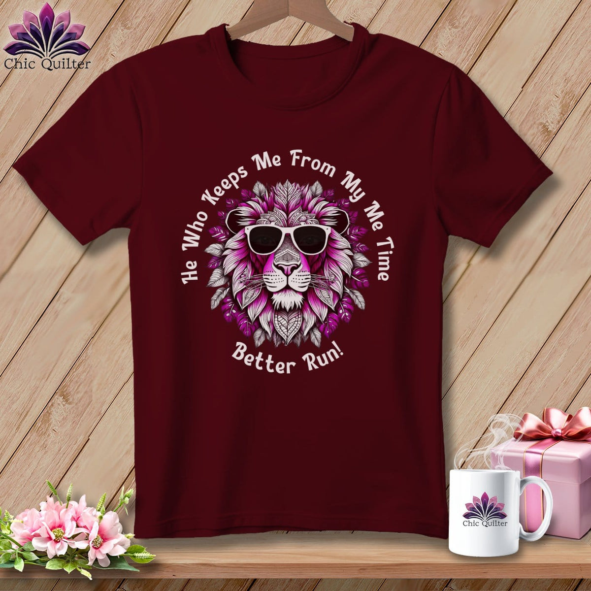 MyDesigns Physical Item Maroon / S Better Run - My Me Time Berry ~ Relaxed Fit Tee