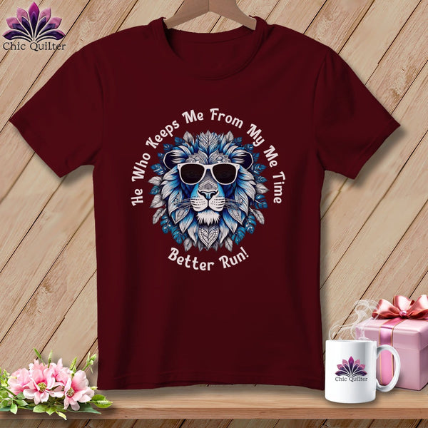 MyDesigns Physical Item Maroon / S Better Run - My Me Time Blue ~ Relaxed Fit Tee